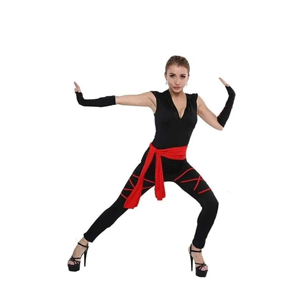 Colorful House Black Ninja Adult Women's Halloween Costume Size XL 5‎ pieces